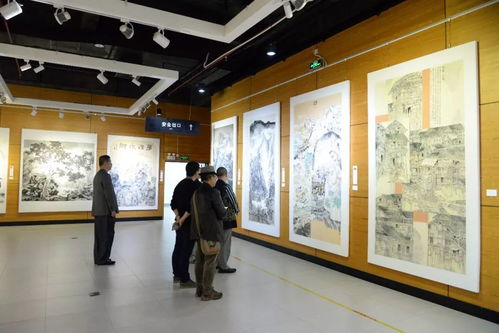 莞佛两地名家书画作品在塘厦展示馆展出